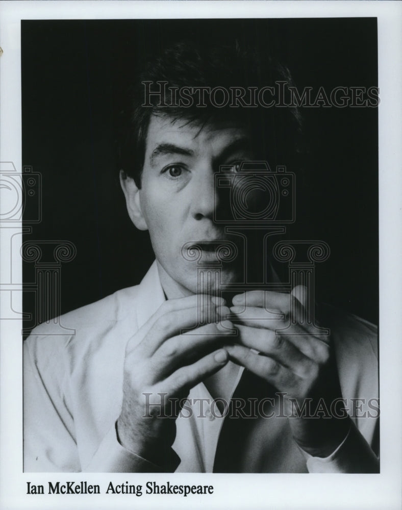 1984 Press Photo Ian McKellen acting as Shakespeare - cvp58148 - Historic Images