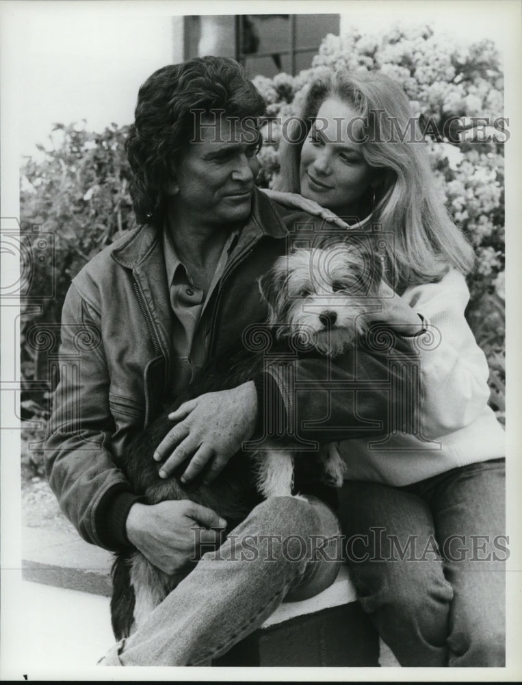 1988 Press Photo Michael Landon & Leann Hunley in Highway To Heaven - cvp58215- Historic Images