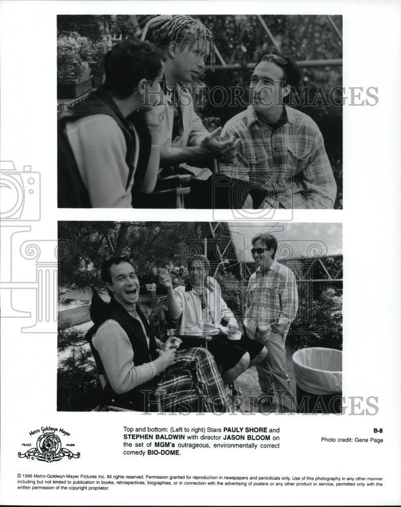 1996, Pauly Shore Stephen Baldwin Jason Bloom Bio Dome - cvp58322 - Historic Images