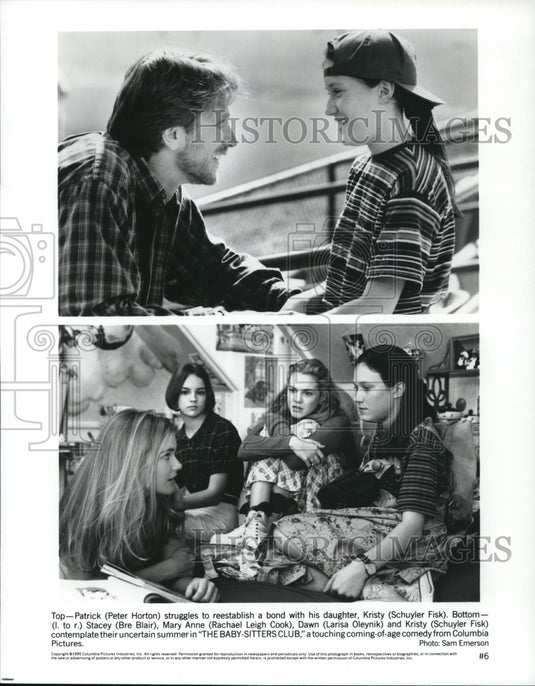 Press Photo Schuyler Fisk, Larisa Oleynik in The Babysitters Club - cvp58338- Historic Images