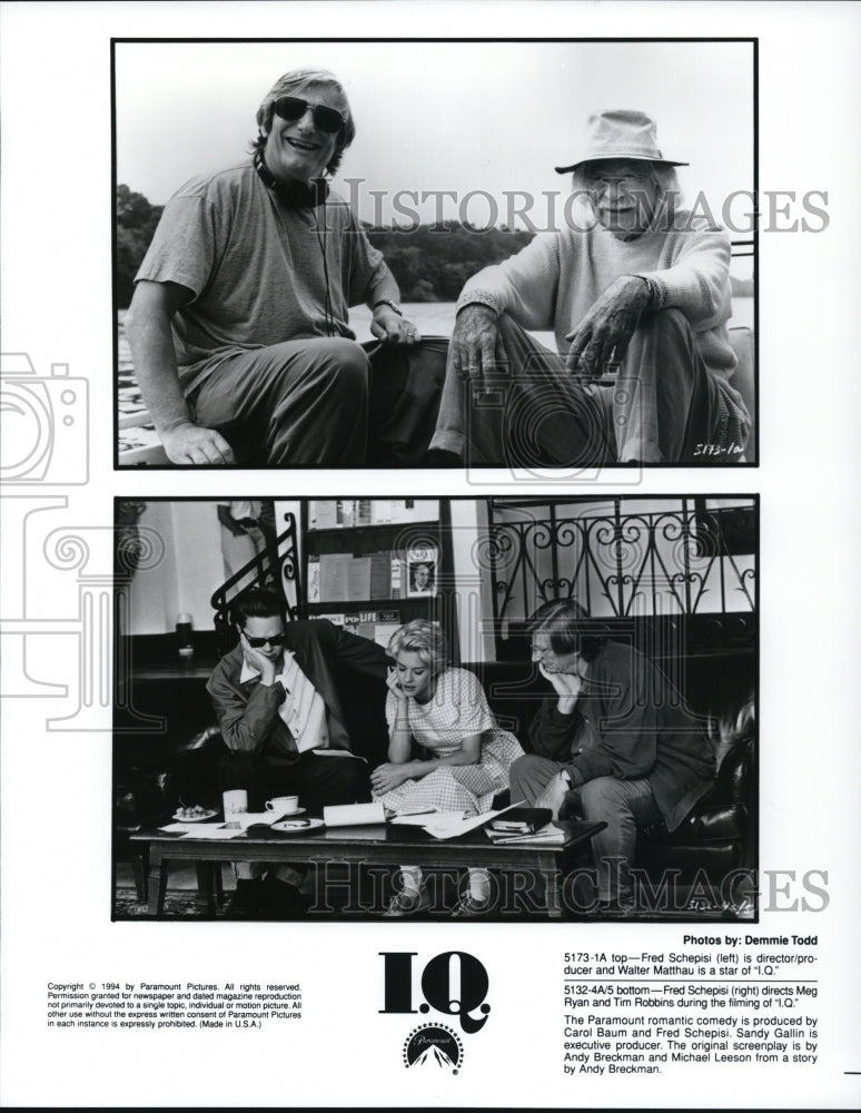 1994 Press Photo Meg Ryan &amp; Tim Robbins in IQ - cvp58394 - Historic Images