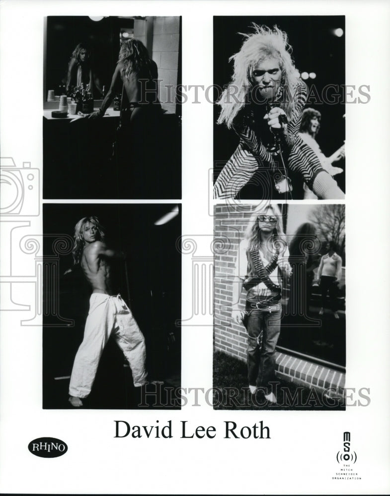 David Lee Roth American Rock Singer Van Halen  - Historic Images