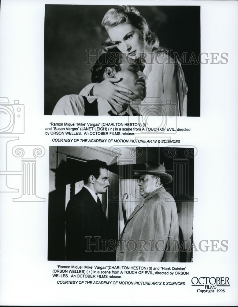 1998 Touch Of Evil Charlton Heston Janet Leigh - Historic Images