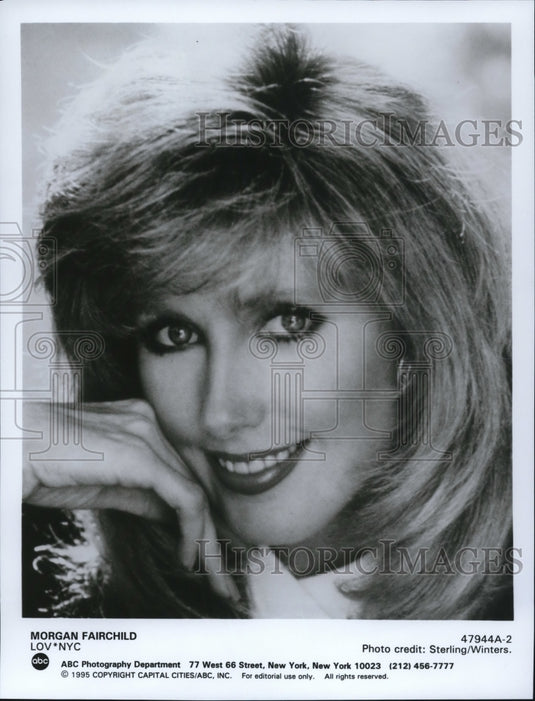 1995 Press Photo Lov*NYC Morgan Fairchild - cvp58757 - Historic Images