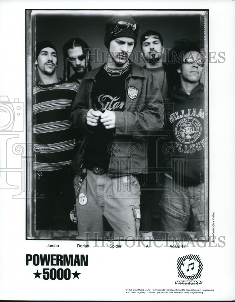 1996 Press Photo Powerman 5000 Music Group - cvp58935 - Historic Images