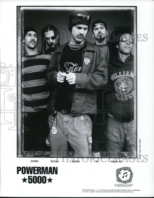 1996 Press Photo Powerman 5000 Music Group - cvp58935 - Historic Images