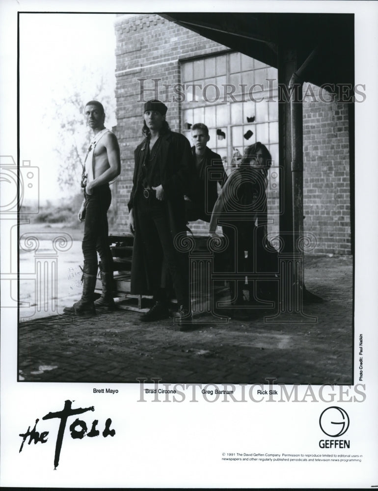 1991 Rick Silk, Greg Bartram, Brad Circone &amp; Brett Mayo in The Toll - Historic Images