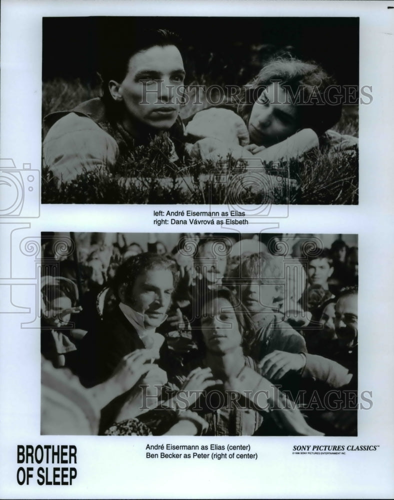 1995 Press Photo Andre Eisermann, Ben Becker & Dana Vavrova in Brother of Sleep - Historic Images