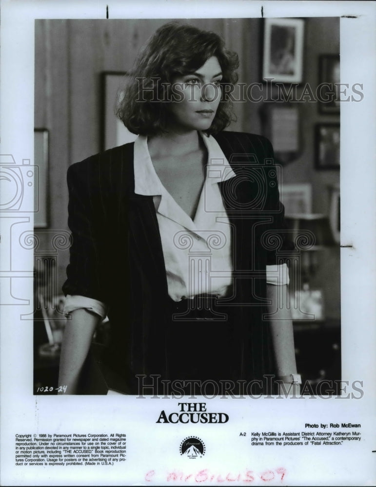 1988 Press Photo Kelly McGillis in The Accused - cvp59554 - Historic Images