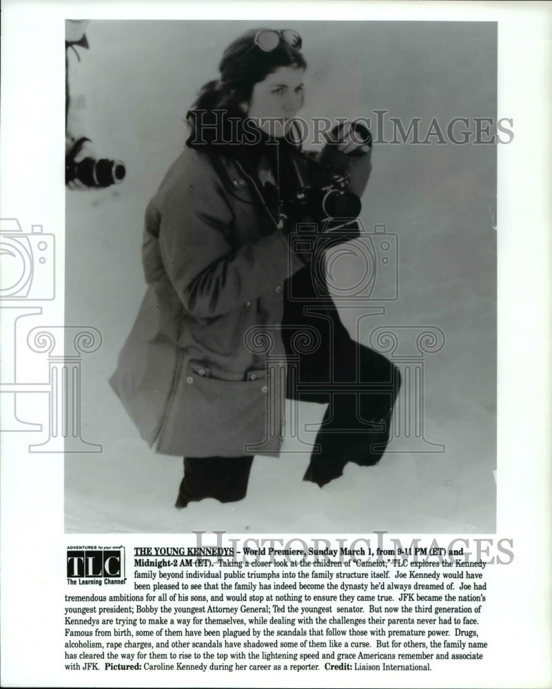 Press Photo Caroline Kennedy featured in The Young Kennedys on TLC - cvp60256 - Historic Images