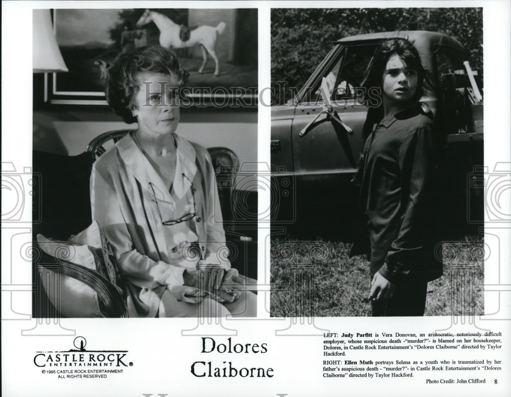 1995 Press Photo Judy Parfitt and Ellen Muth in Dolores Clairborne - cvp60686 - Historic Images