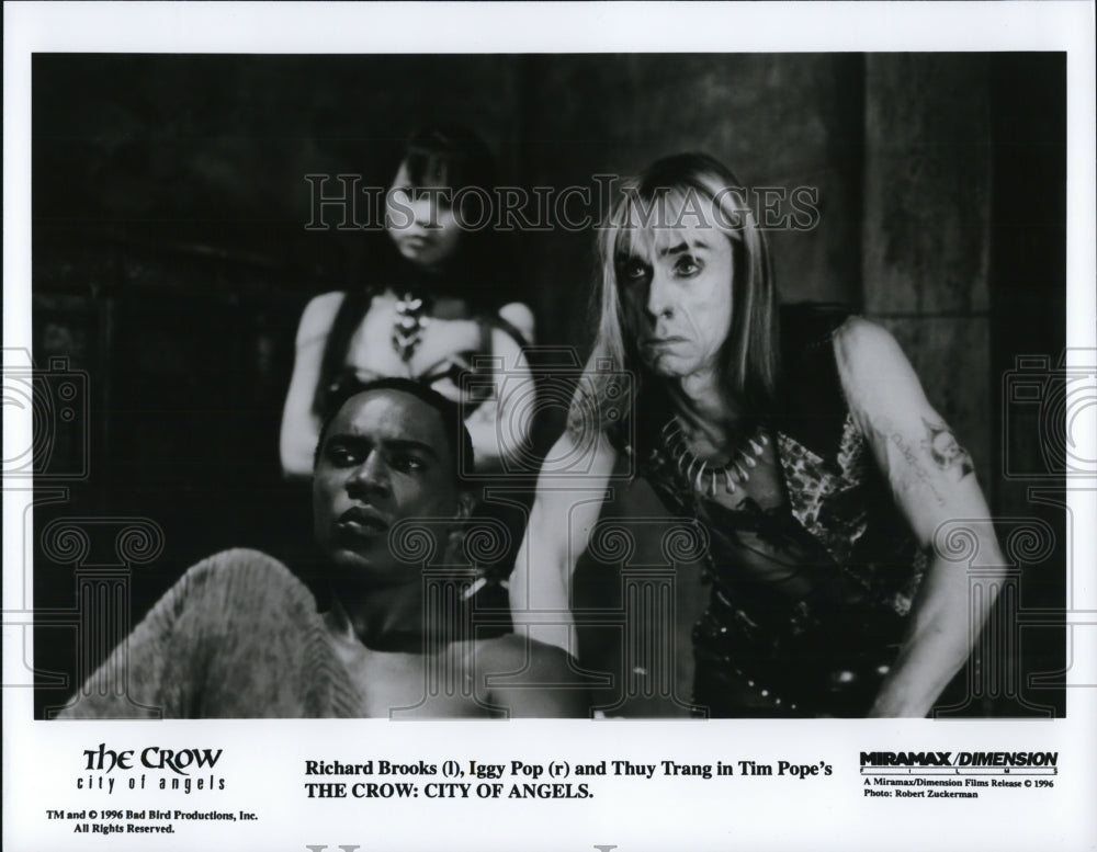 1996, Richard Brooks Iggy Pop and Thuy Trang The Crow City of Angels - Historic Images
