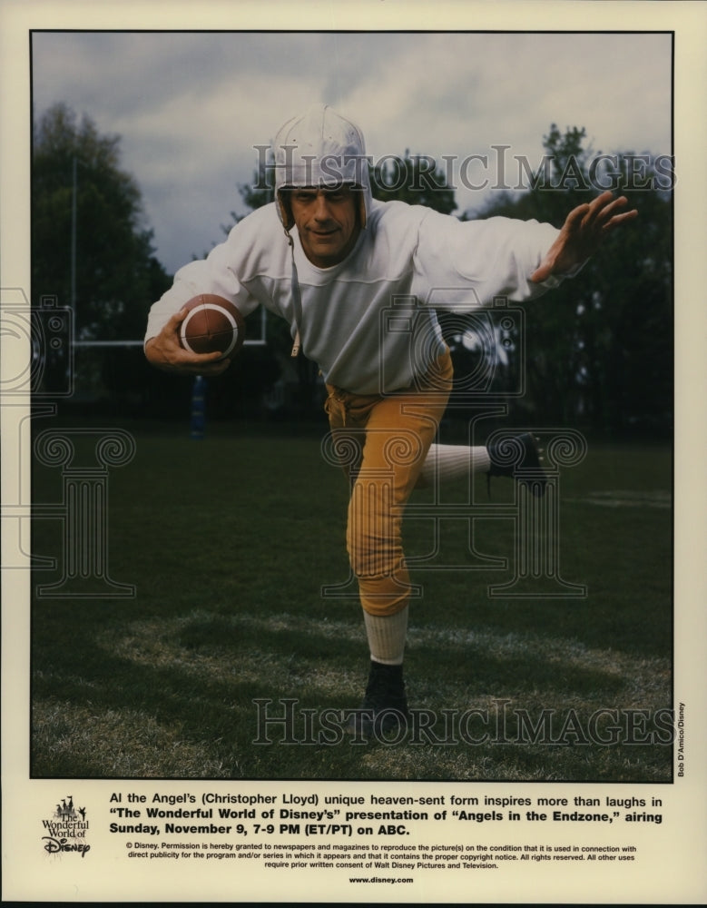 Press Photo Christopher Lloyd stars in Angels in the Endzone - cvp60762 - Historic Images