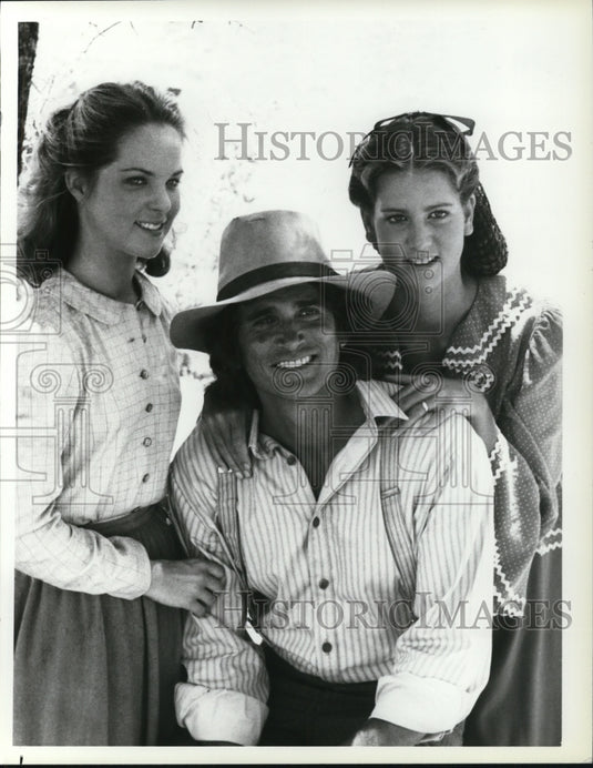 1981 Press Photo Michael Landon Leslie Landon "Little House On The Prairie"- Historic Images