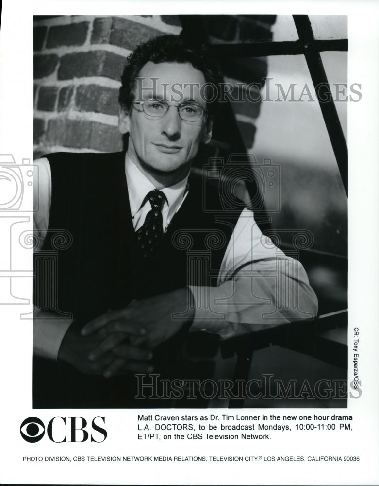 Press Photo Matt Craven in "L.A. Doctors" - cvp60913 - Historic Images