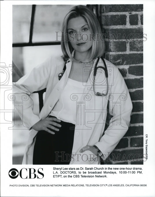 Press Photo Sheryl Lee in "L.A.Doctors" - cvp60916- Historic Images