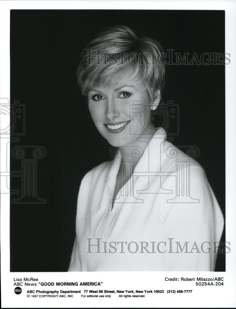 1997, Lisa McRee ABC News Good Morning America - cvp60947 - Historic Images