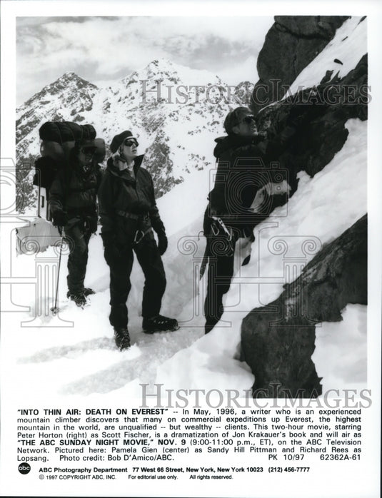 1997, Into Thin Air Death On Mount Everest Pamela Geln Sandy Hill - Historic Images