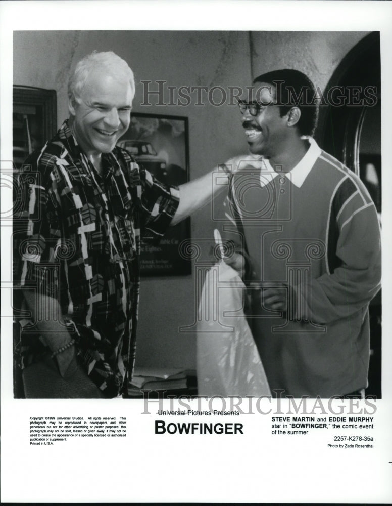 1999 Press Photo Steve Martin and Eddie Murphy in Bowfinger - cvp61069 ...