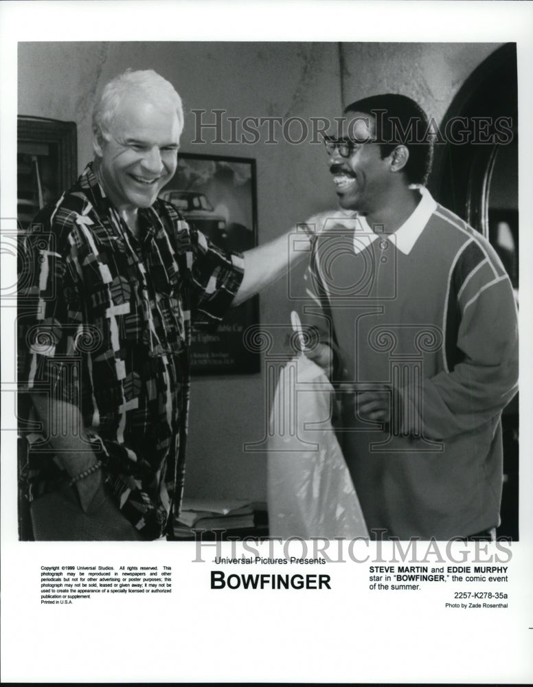 1999 Press Photo Steve Martin and Eddie Murphy in Bowfinger - cvp61069 - Historic Images
