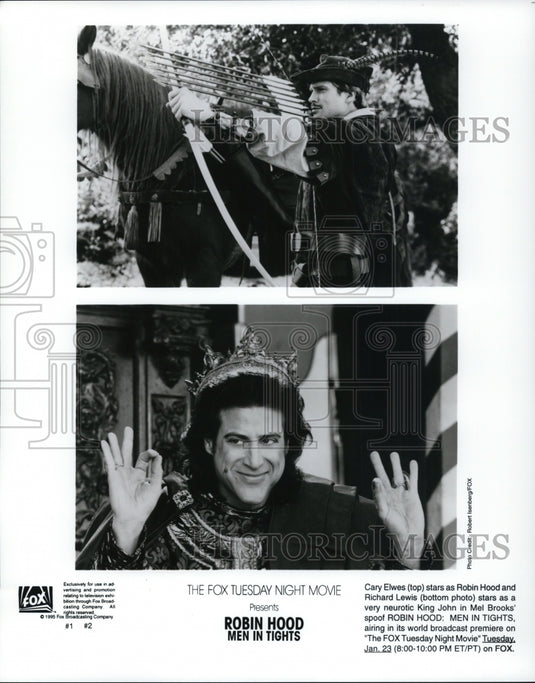 1996, Cary Elwes in Robinhood: Men in Tights - cvp61072 - Historic Images