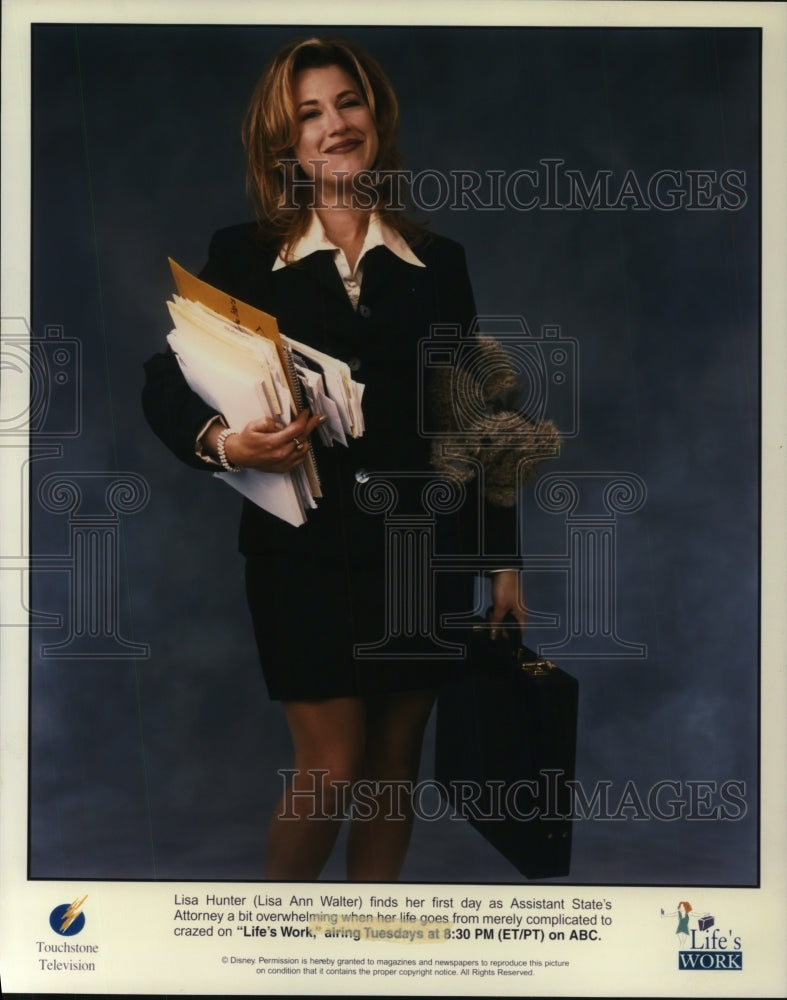 Press Photo Lisa Ann Walter in Life&#39;s Work - cvp61134 - Historic Images
