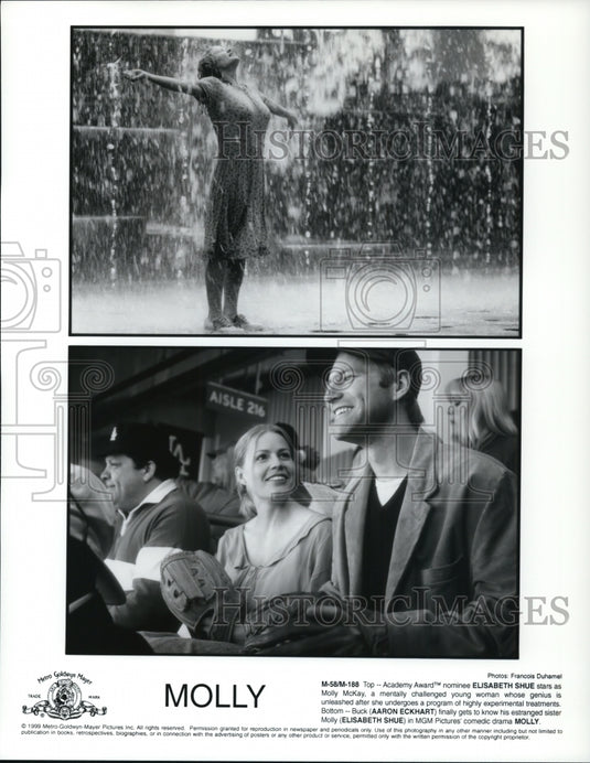 1999, Elisabeth Shue and Aaron Eckhart star in Molly - cvp61343 - Historic Images