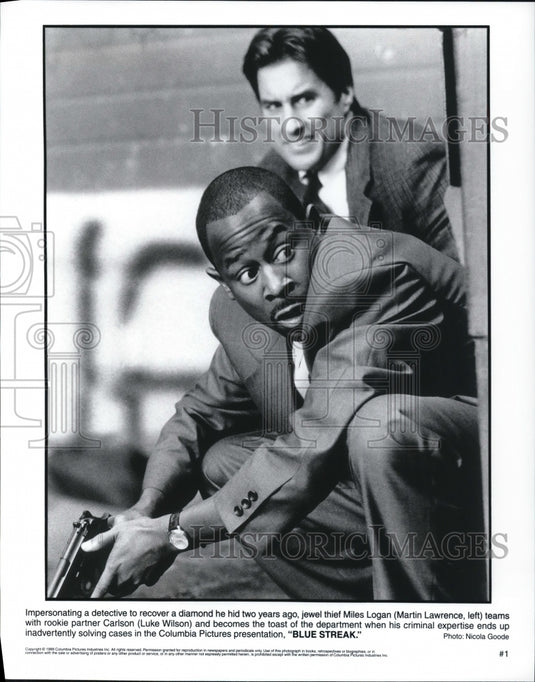 Press Photo Martin Lawrence in Blue Streak - cvp61458 - Historic Images