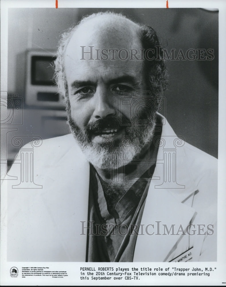 1979 Press Photo Pernell Roberts in Trapper John - cvp61584 - Historic Images