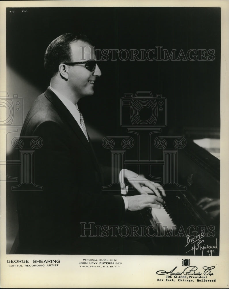1961 Press Photo George Shearing Pianist - cvp61758-Historic Images