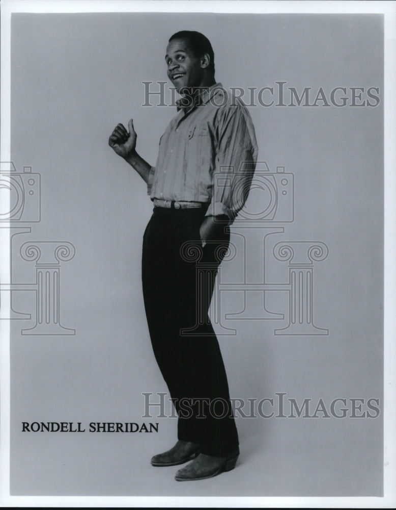 Press Photo Entertainer Rondell Sheridan - cvp61868 - Historic Images