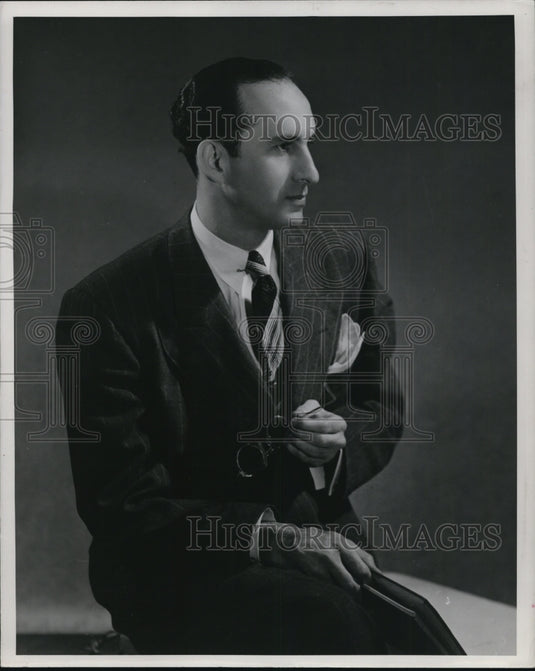 1950 Press Photo Dan Sherby, President American Conference Football League- Historic Images