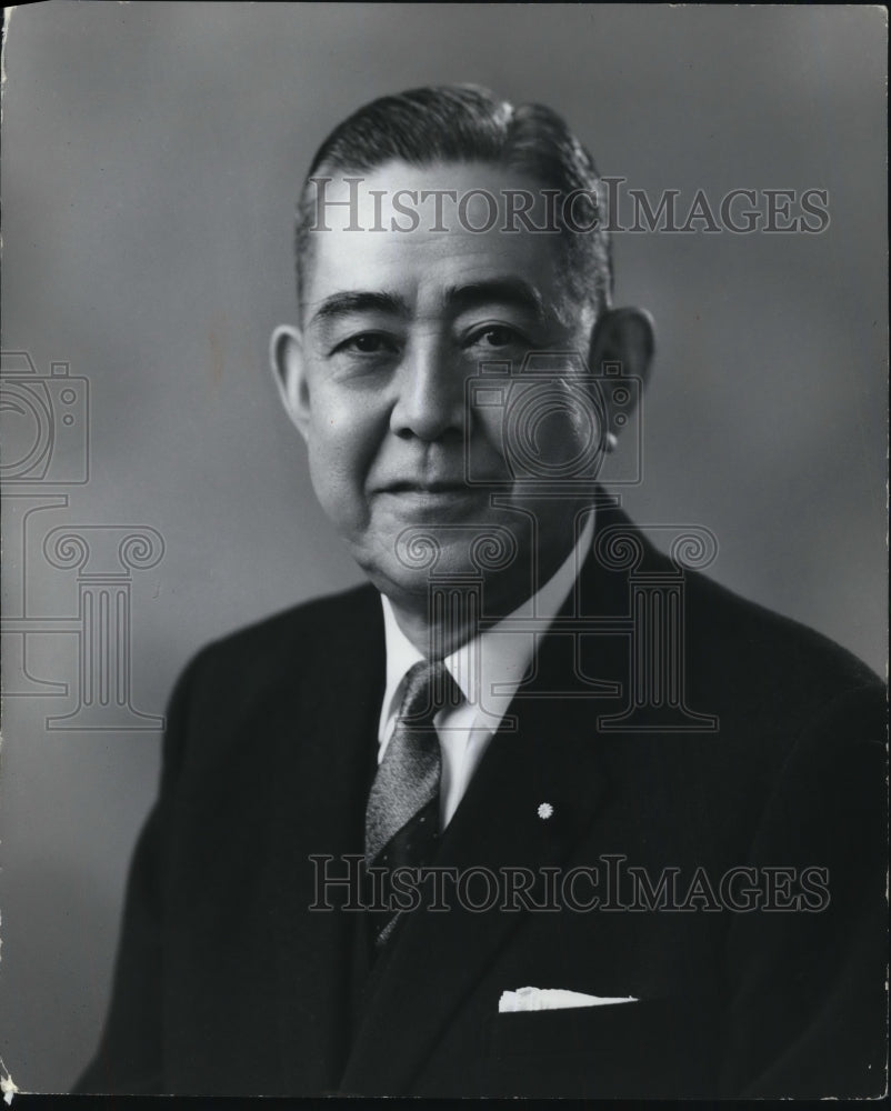 1969 Press Photo Mr. Eisaku Sato, Prime Minister of Japan - cvp61962 - Historic Images
