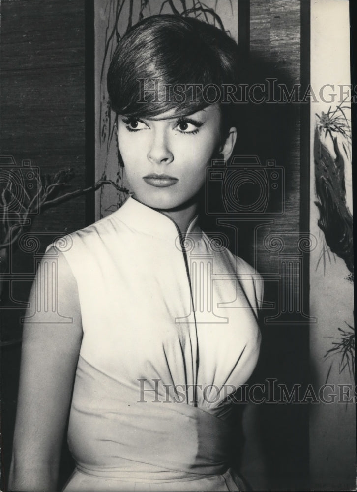 1964 Press Photo Dany Saval in Moon Pilot by DIsney - cvp61979-Historic Images