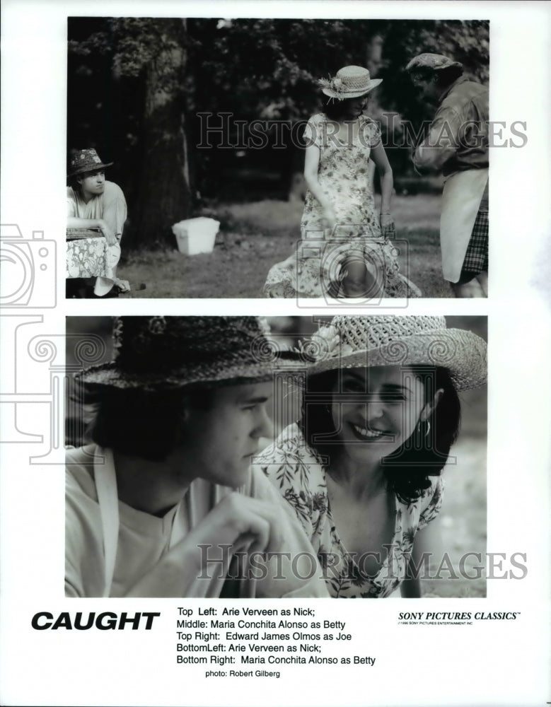 1996, Arie Verveen Maria Conchita Edward Olmos In Caught - cvp62191 - Historic Images