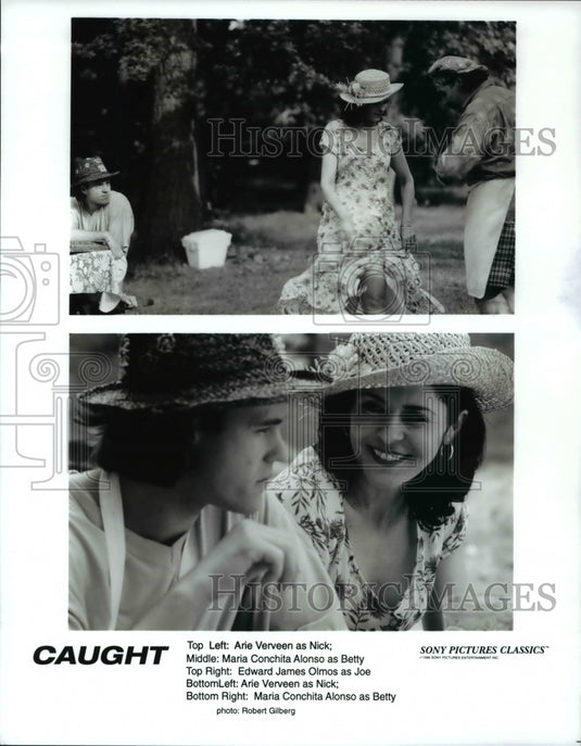 1996, Arie Verveen Maria Conchita Edward Olmos In Caught - cvp62191 - Historic Images