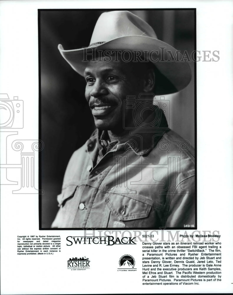 1997 Press Photo Movie Switchback Jared Leto Danny Glover - cvp62217- Historic Images