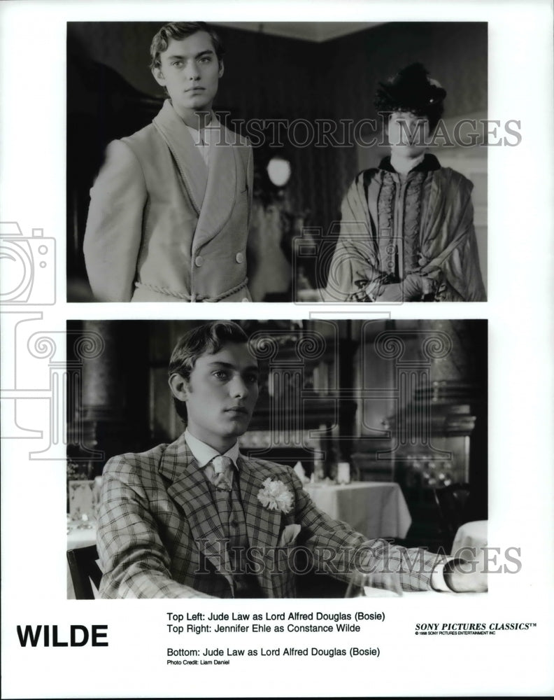 1995 Press Photo Jude Law Jennifer Ehie In WIlde - cvp62222- Historic Images