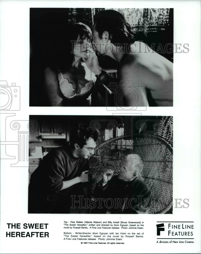 1997 Press Photo Alberta Watson Bruce Greenwood The Sweet Hereafter - cvp62230 - Historic Images