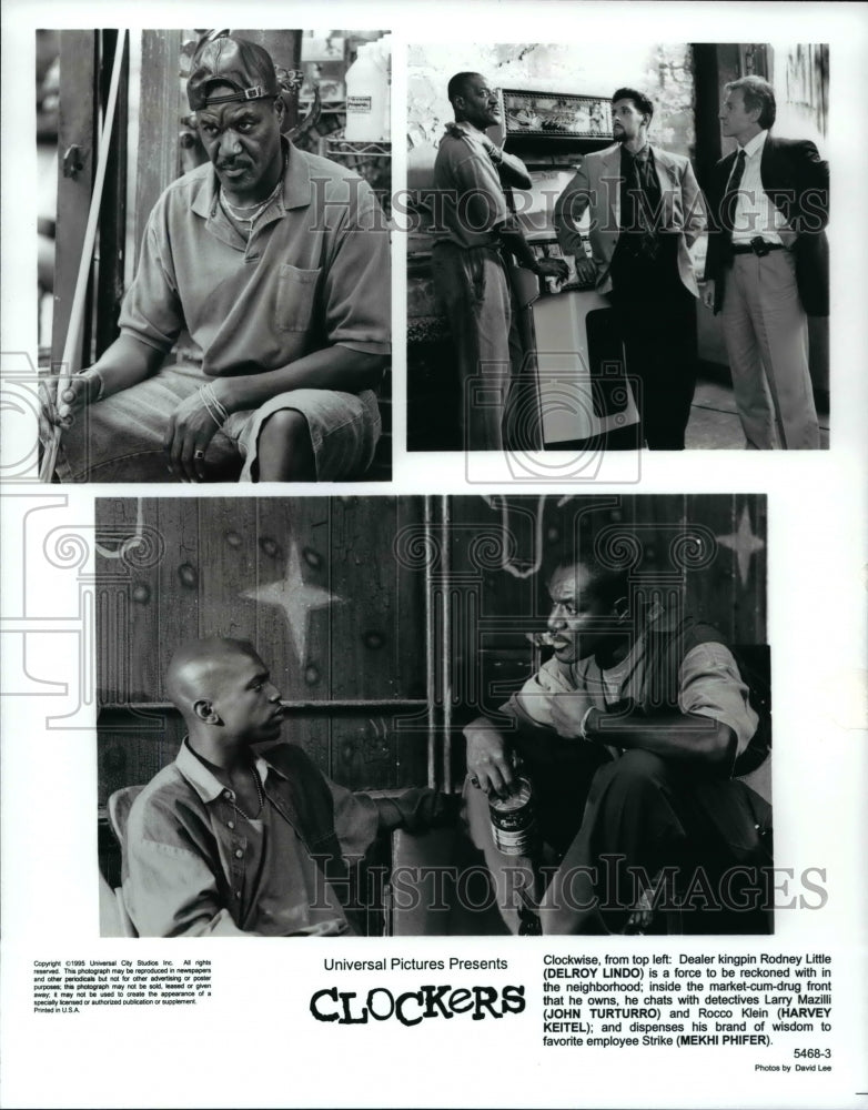 1998 Press Photo Delroy Lindo &amp; John Turturro in Clockers - cvp62280- Historic Images