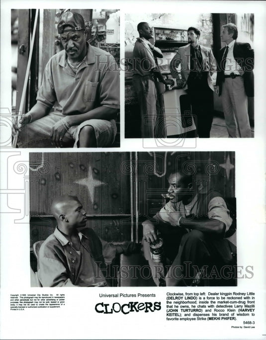 1998 Press Photo Delroy Lindo & John Turturro in Clockers - cvp62280- Historic Images