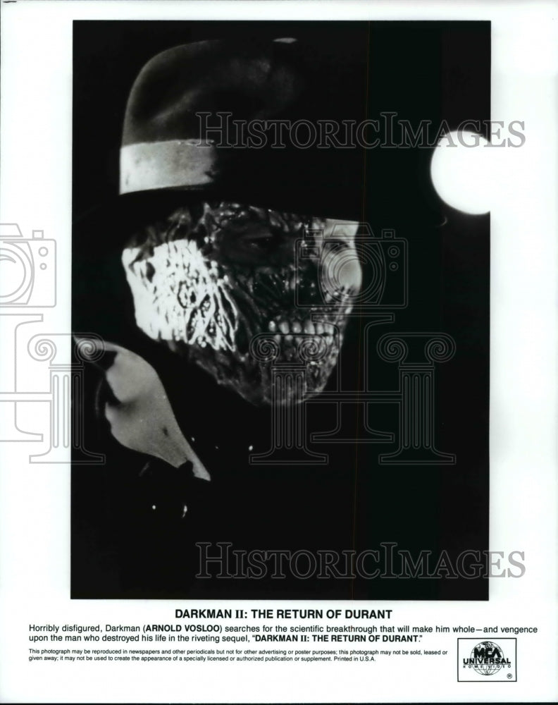 Press Photo Arnold Vosloo stars in Darkman II Return of Durant - cvp62477 - Historic Images