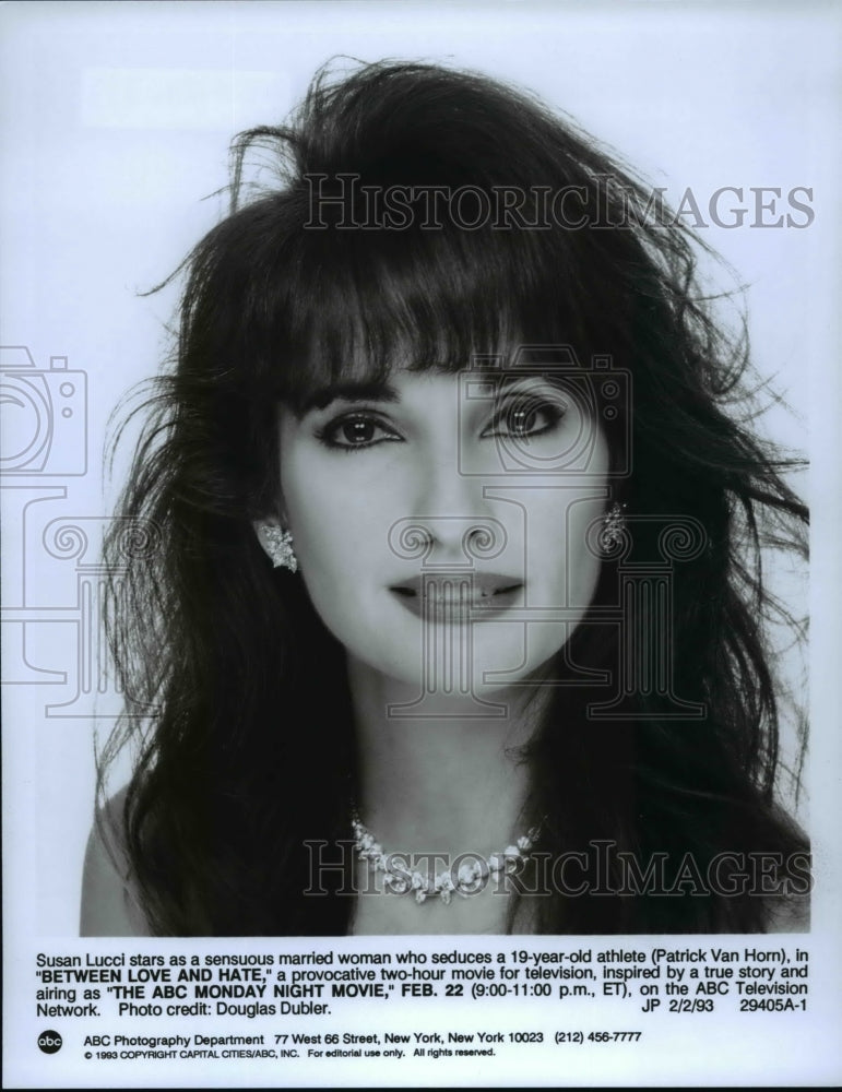 1993, Susan Lucci in Between Love &amp; Hate - cvp62661 - Historic Images