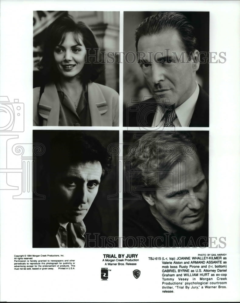 1995, Janne Whalley-Kilmer Armand Assante Gabriel Byrne William Hurt - Historic Images