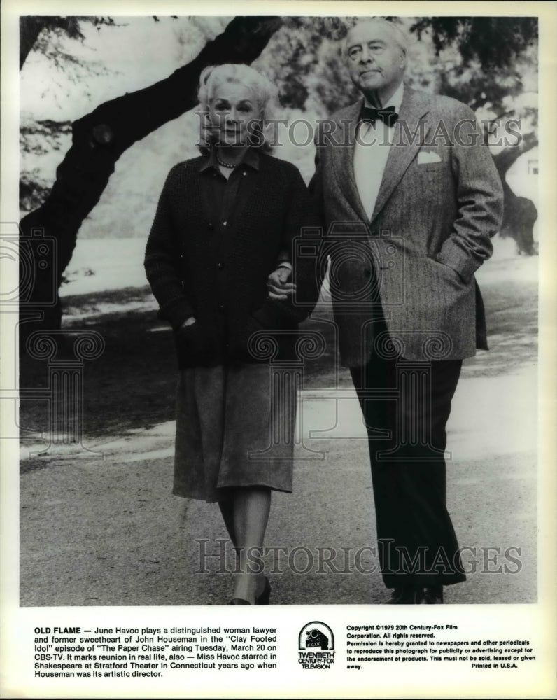 1979 Press Photo June Havoc in Old Flame - cvp62794 - Historic Images