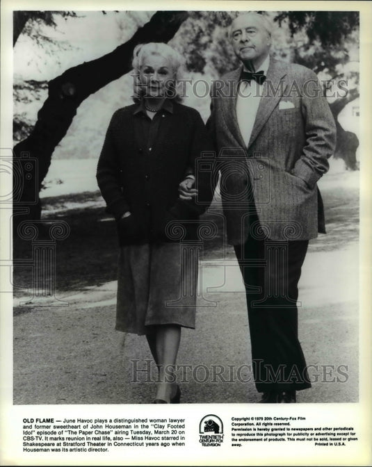 1979 Press Photo June Havoc in Old Flame - cvp62794 - Historic Images