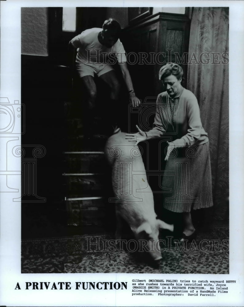 1986, HandMade Films presents A Private Function with Maggie Smith - Historic Images