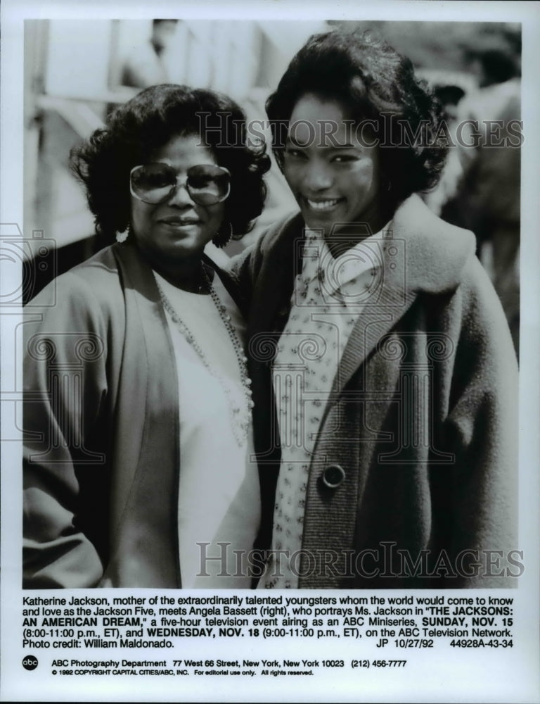 1992, Katherine Jackson in The Jacksons&quot; An American Dream - Historic Images