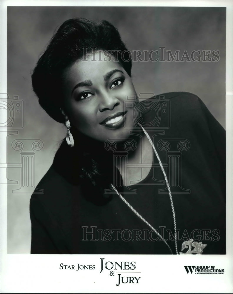 Press Photo Star Jones in Jones & Jury - cvp63230 - Historic Images