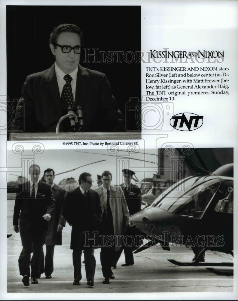 1995 Press Photo Kissinger &amp; Nixon - cvp63350 - Historic Images